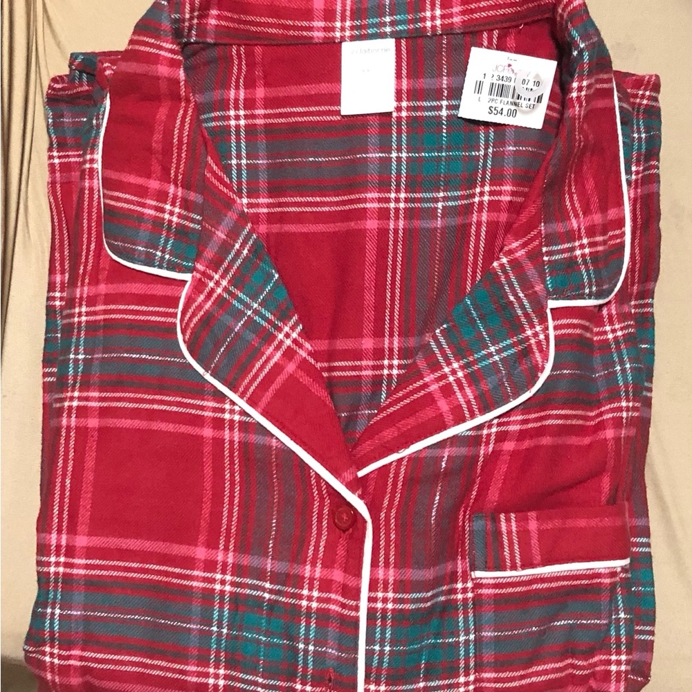 Liz Claiborne XXL Christmas Long Sleeve Pajama 2 Pcs Set